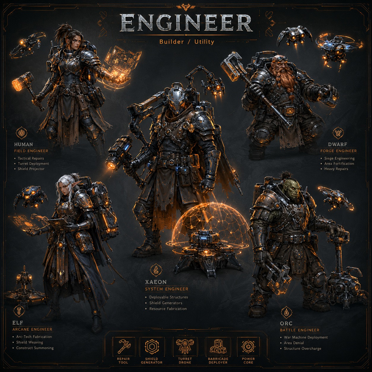 Engineer variants